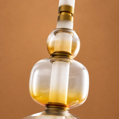 Linear Glass Bead Pendant Lamp