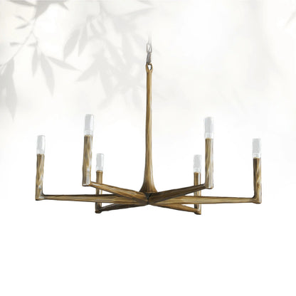 Thaddeas Forged Round Chandelier 12"/36"/48"/60"/72"