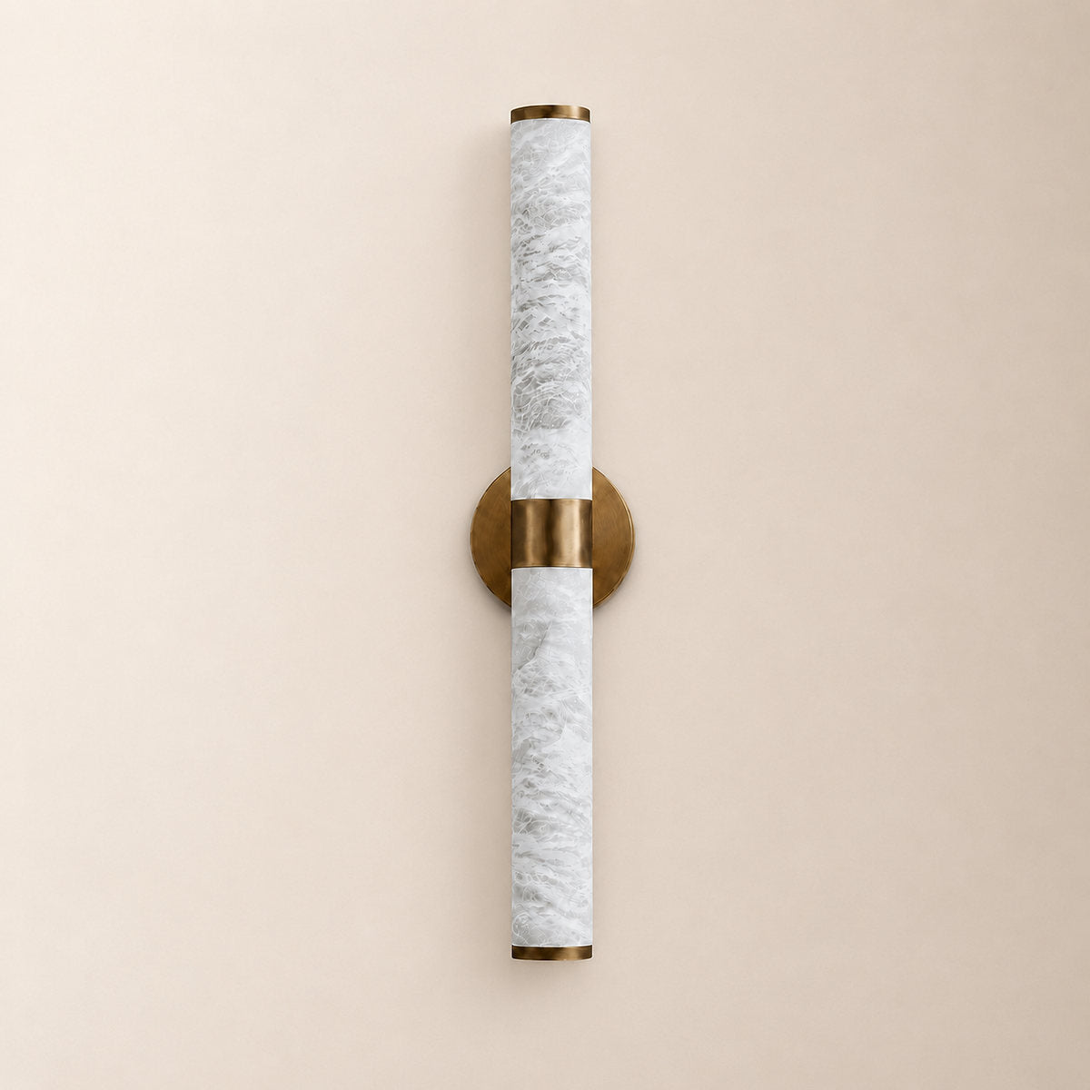 Tricolordeer Modern Linear Alabaster Wall Sconce