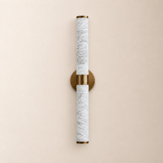 Tricolordeer Modern Linear Alabaster Wall Sconce