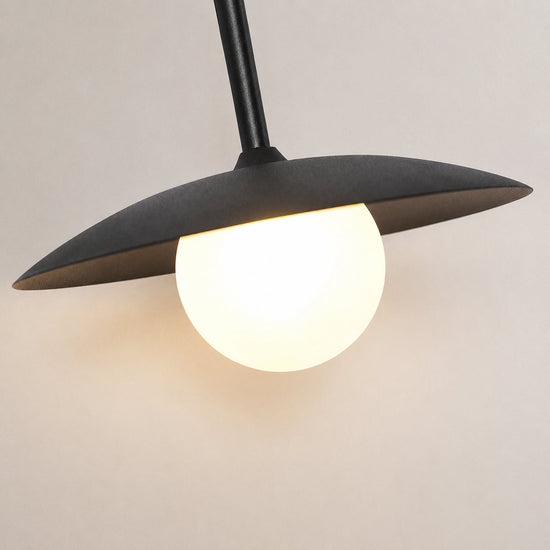 Gea Swing Arm Plug-in Wall Lamp, 9.8-Inch x H 31.5-Inch, Black, US Plug for Bedroom & Living Room
