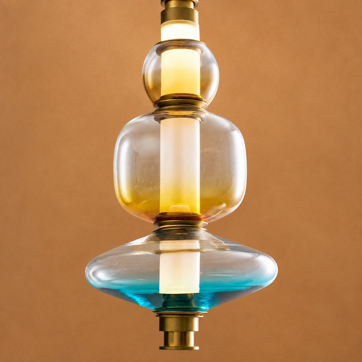 Linear Glass Bead Pendant Lamp