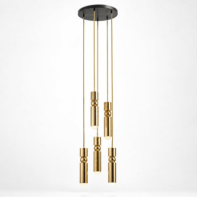 Geometric Cylinder Cluster Pendant Light