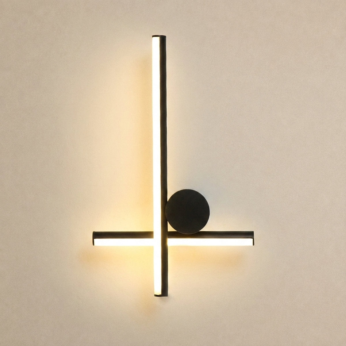Coordinates Wall Lamp, L 31.5-Inch x H 3.5-Inch, Black, Warm Light for Living Room