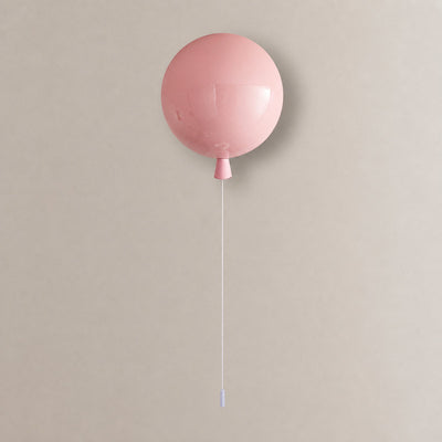 Balloon Dream Wall Lamp, 9.8-Inch, Pink for Living Room