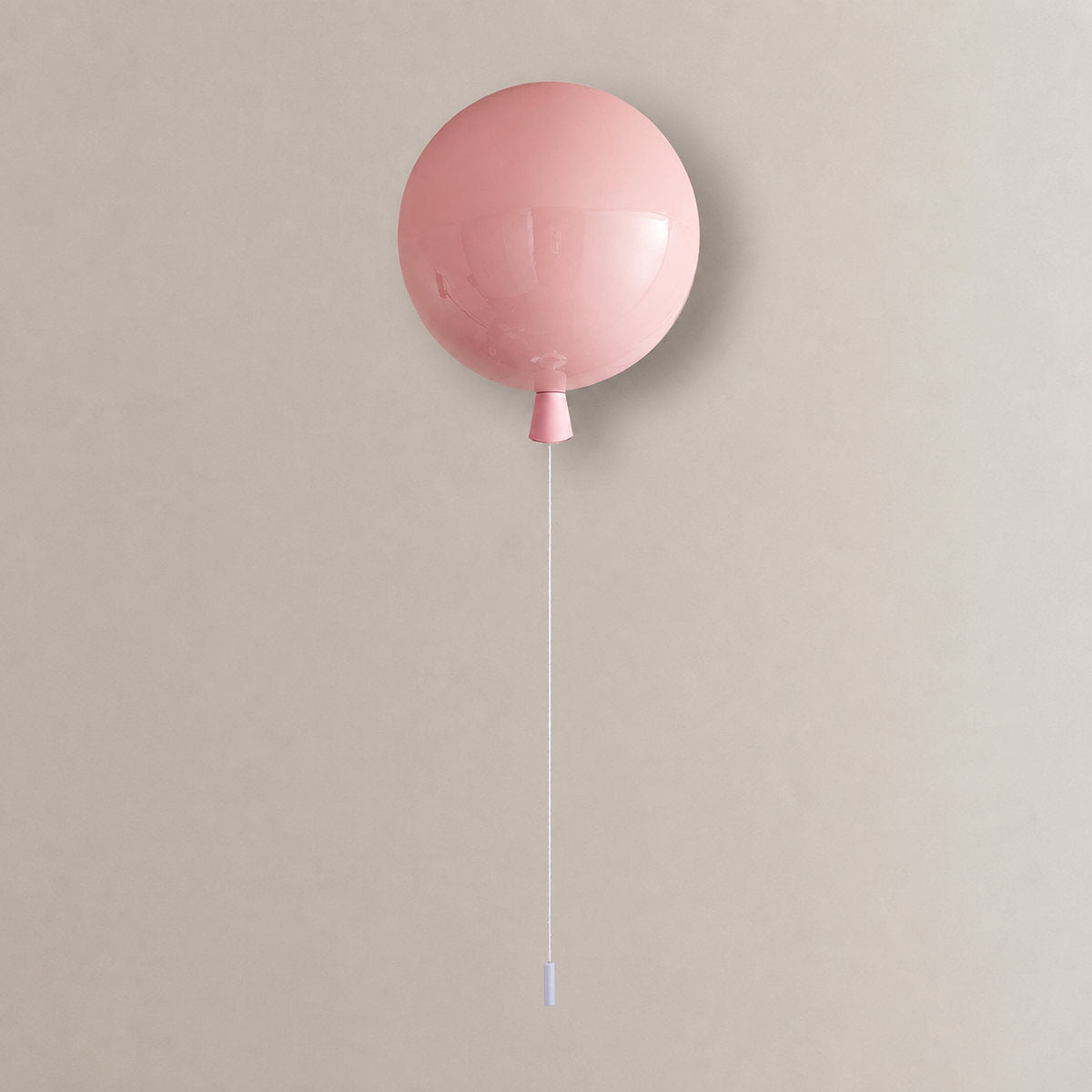 Balloon Dream Wall Lamp, 9.8-Inch, Pink for Living Room