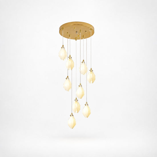 Petal Pendant Light with Versatile Configurations