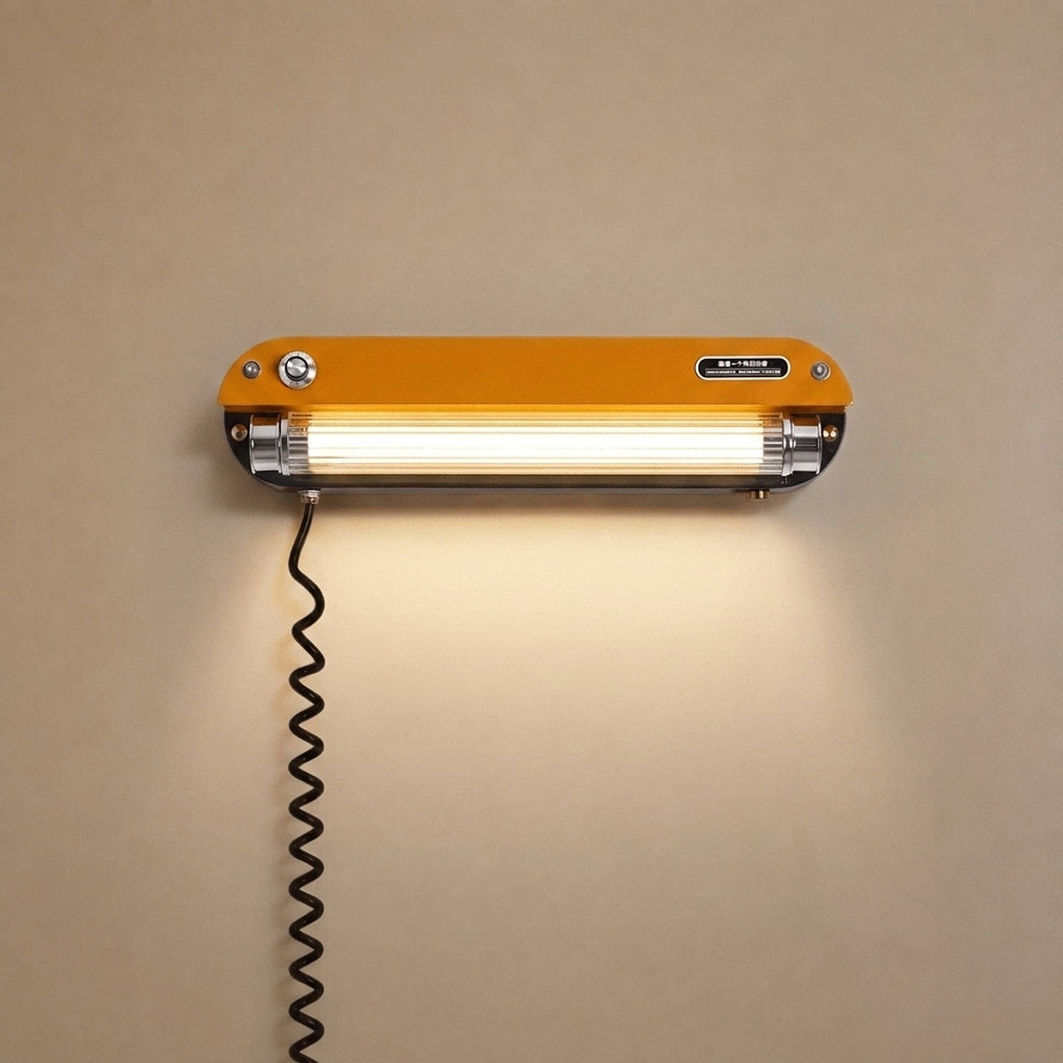 Edison Plug In Marlo Wall Lamp, L~R 23.6-Inch x H 3.5-Inch, Warm Light & US Plug for Living Room