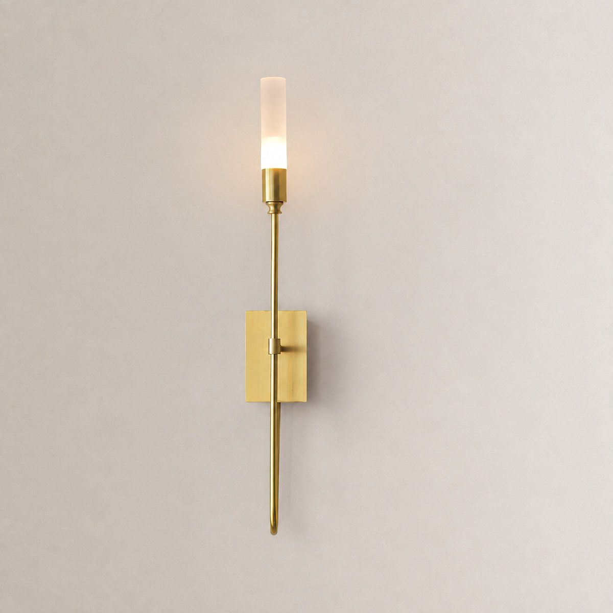 Double Arrow Wall Lamp, 3.9~5.5-Inch x H 23.6-Inch, Antique Brass (brass) for Living Room
