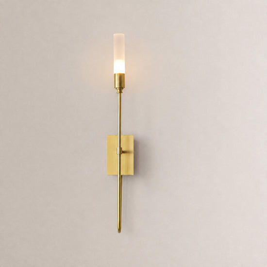 Double Arrow Wall Lamp, 3.9~5.5-Inch x H 23.6-Inch, Antique Brass (brass) for Living Room