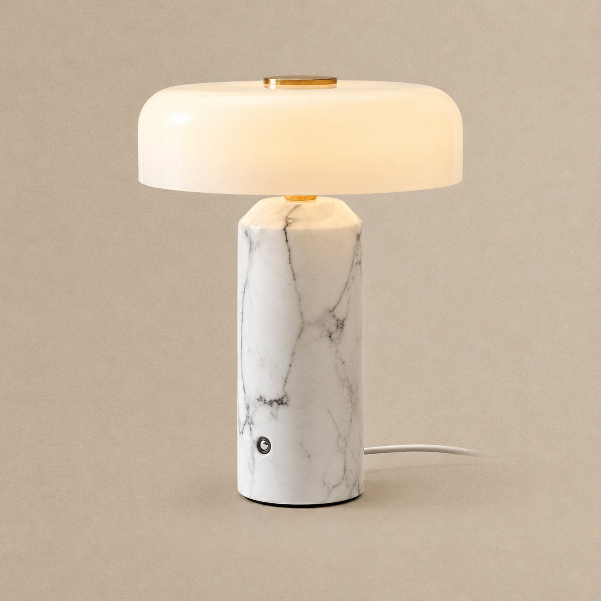 Tricolordeer Sculptural Marble LED Accent Lamp