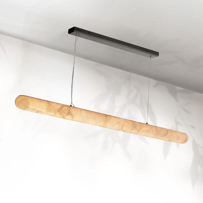 Rivaga Lisse Alabaster Linear Chandelier 60" 80"