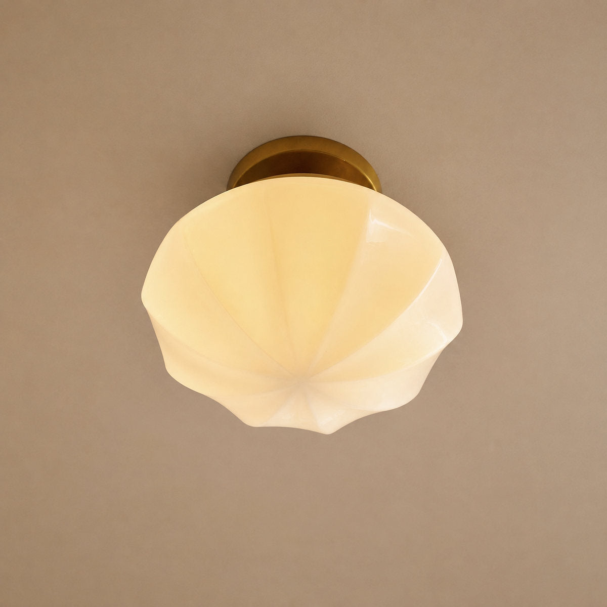 Tricolordeer Art Deco Glass Ceiling Lamp