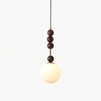 Artisan Wood and Glass Pendant Collection for Dining Room & Living Room