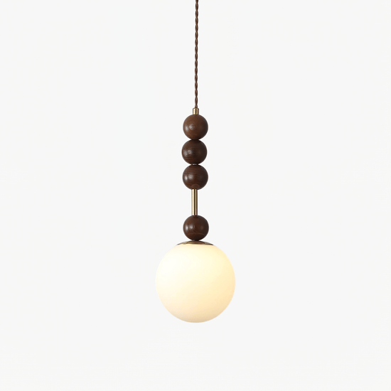 Artisan Wood and Glass Pendant Collection for Dining Room & Living Room