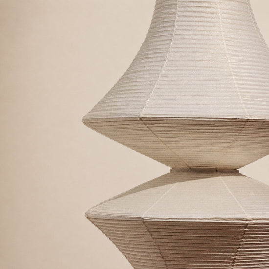 Sculptural Tiered Pendant Light 3 Bulbs
