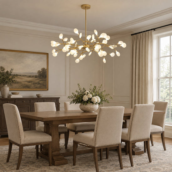 Firefly Starburst Glass Sputnik Chandelier