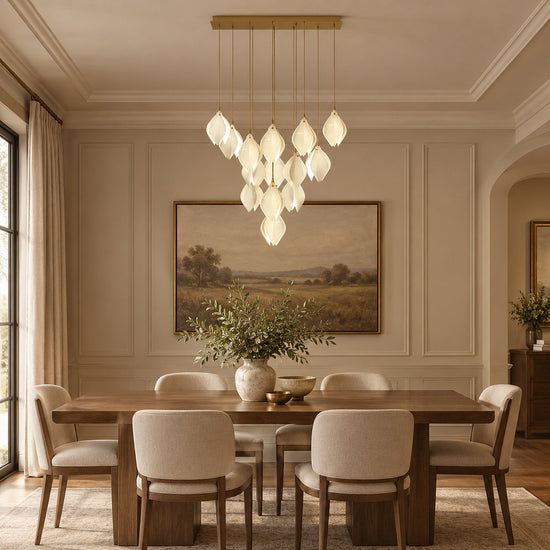 Petal Pendant Light with Versatile Configurations