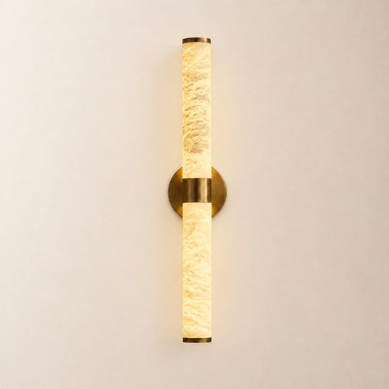Tricolordeer Modern Linear Alabaster Wall Sconce