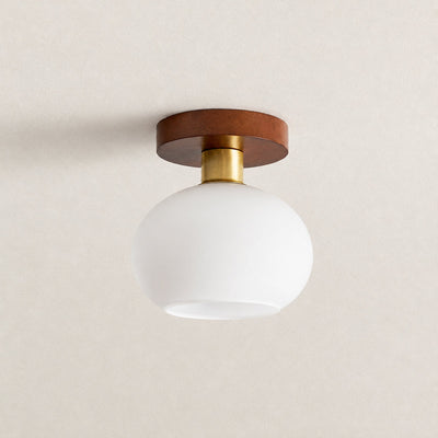 Tricolordeer Artisan Opal Glass Ceiling Lamp