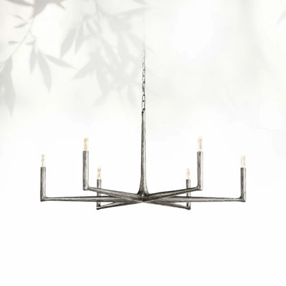 Thaddeas Forged Round Chandelier 12"/36"/48"/60"/72"