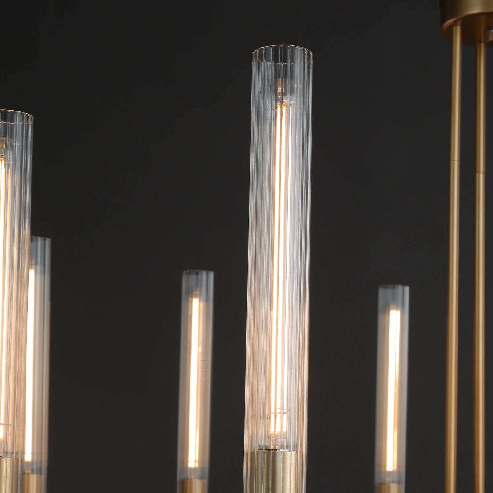 Cannel Glass Round Chandelier