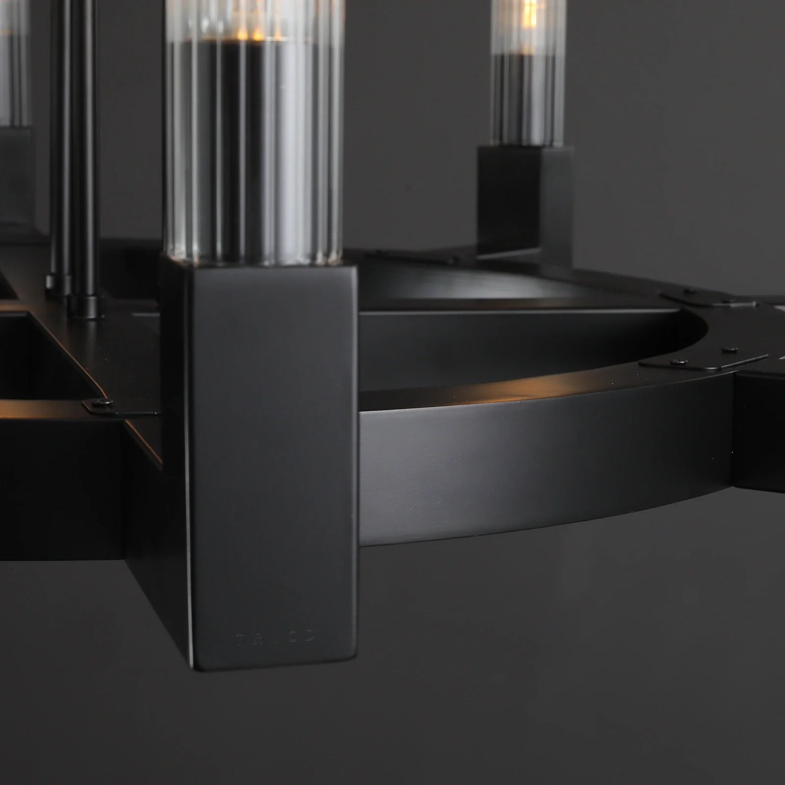 Cannel Glass Round Chandelier