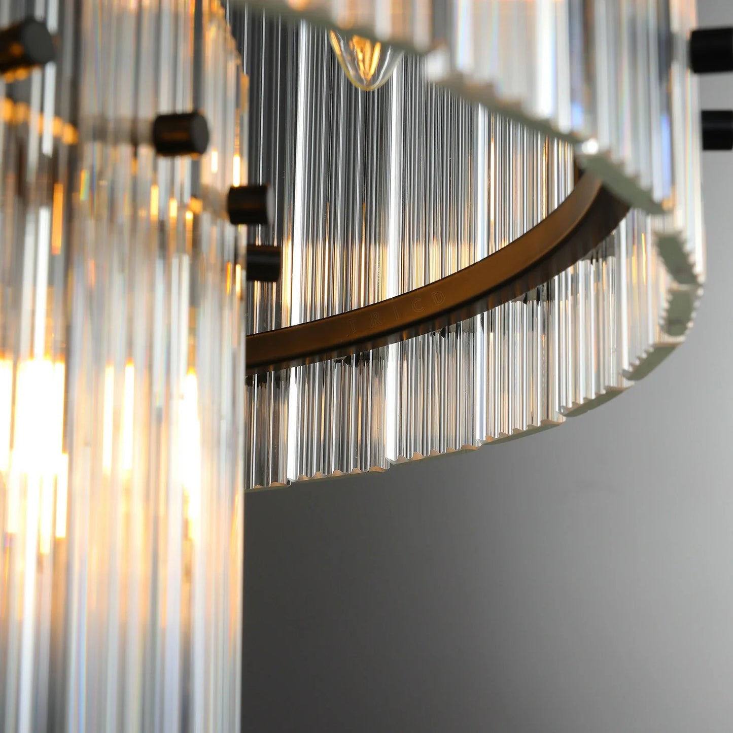 Sun Marcus Two-Tier Glass Round Chandelier 22", 37", 48", 60"