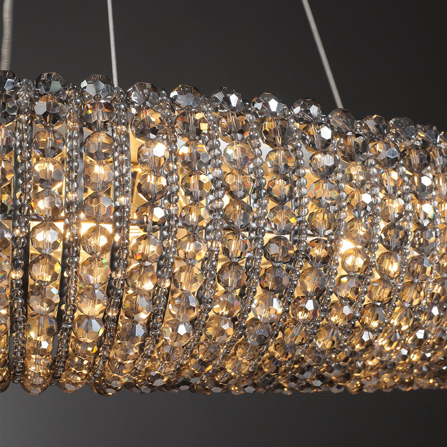 Halos Crystal Round LED Chandelier 32"41"59"72"