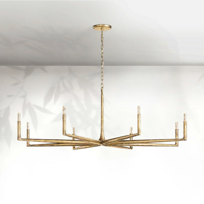 Thaddeas Forged Round Chandelier 12"/36"/48"/60"/72"