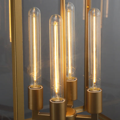 Bickman Glass Lantern Modern Pendant 26"34"