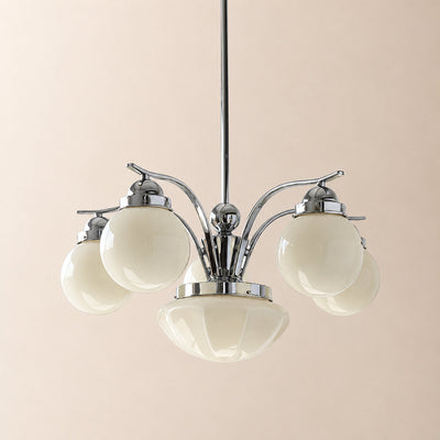 Tricolordeer Globe Glass Multi-Light Chandelier