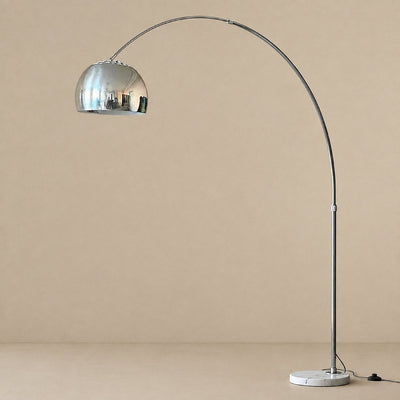 Tricolordeer Curved Marble Floor Lamp