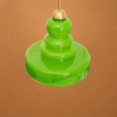 Vintage Aesthetic Glass Pendant Light for Dining Room & Living Room