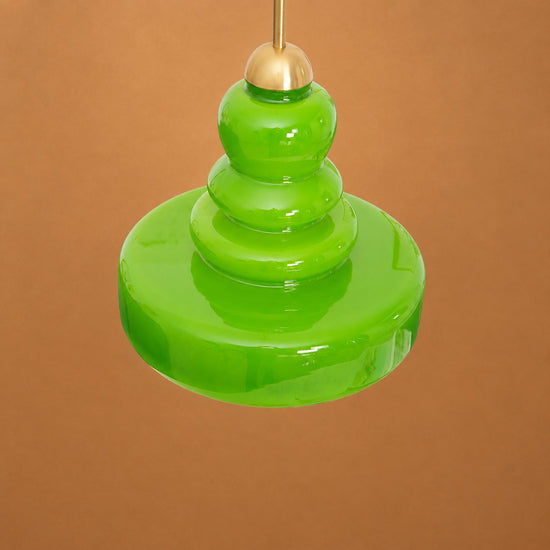 Vintage Aesthetic Glass Pendant Light for Dining Room & Living Room
