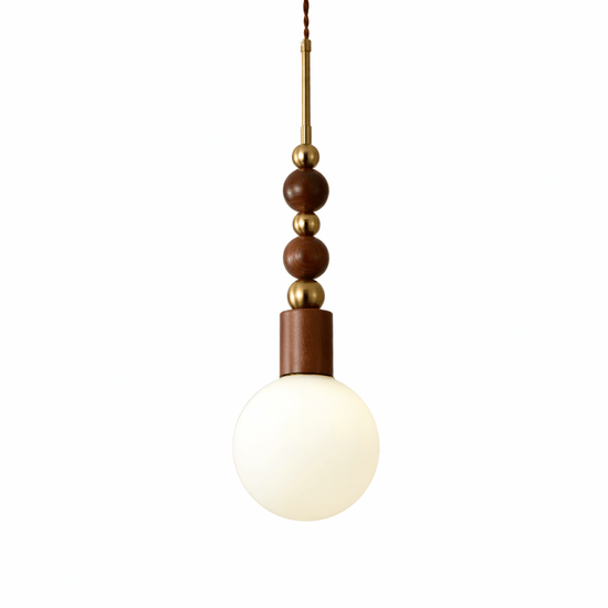 Artisan Wood and Glass Pendant Collection for Dining Room & Living Room