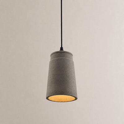 Faceted Concrete Pendant Light