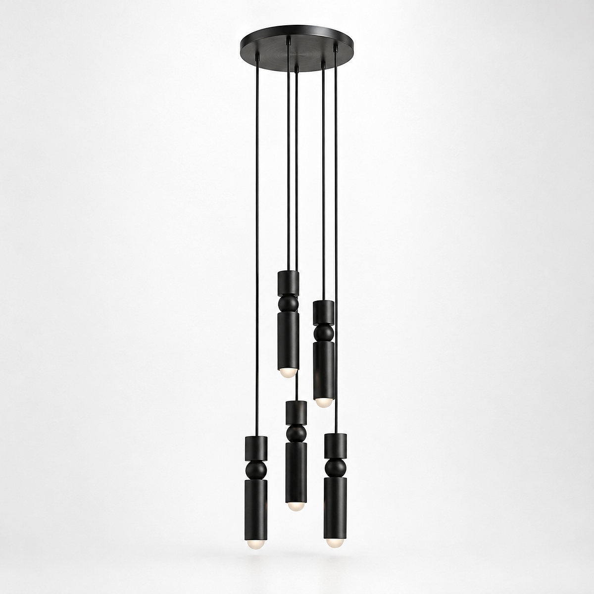 Geometric Cylinder Cluster Pendant Light