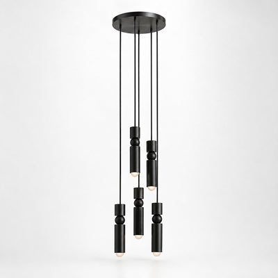 Geometric Cylinder Cluster Pendant Light