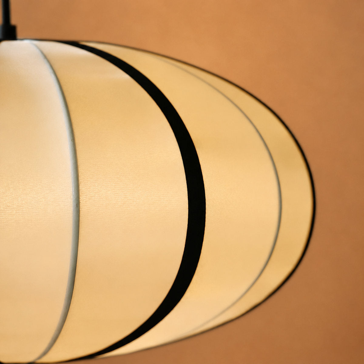 Japandi Fabric Lantern Pendant Light Bed Room & Living Room
