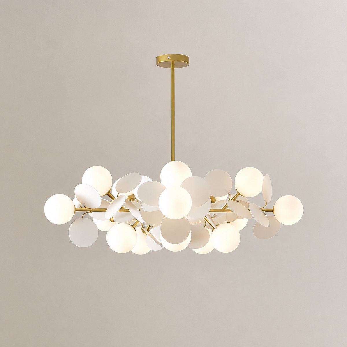 Tricolordeer Botanical Branching Glass Tree Chandelier