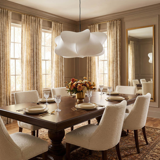 Elysia Pendant Light, White for Dining Room & Living Room