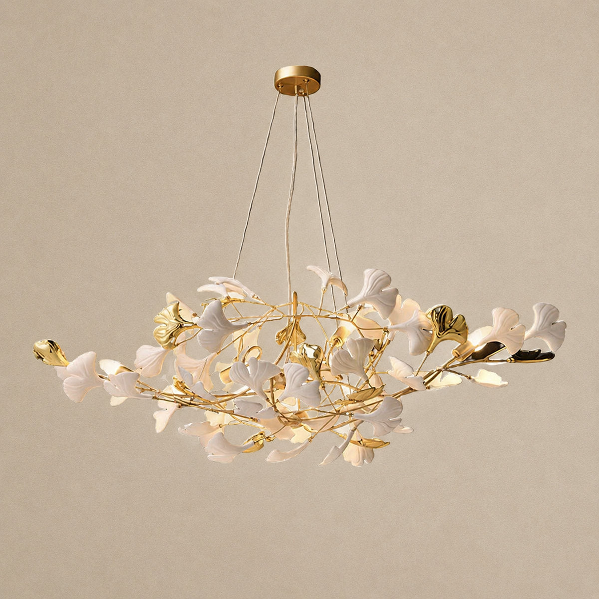 Tricolordeer Botanical Oval 6-10 Light Chandelier