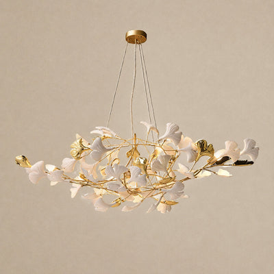 Tricolordeer Botanical Oval 6-10 Light Chandelier