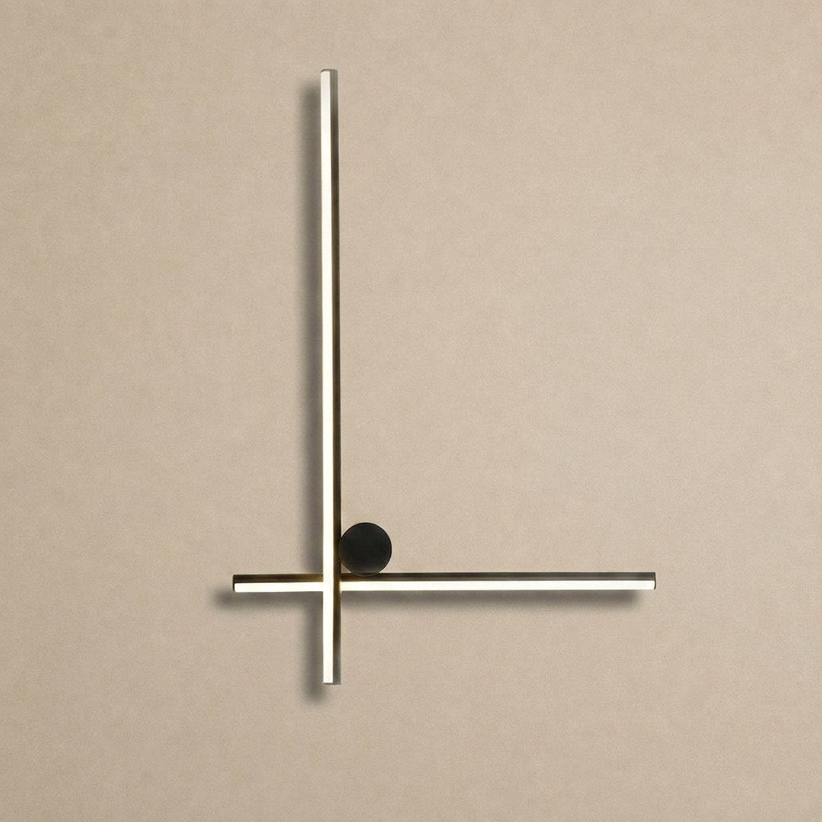 Coordinates Wall Lamp, L 31.5-Inch x H 3.5-Inch, Black, Warm Light for Living Room