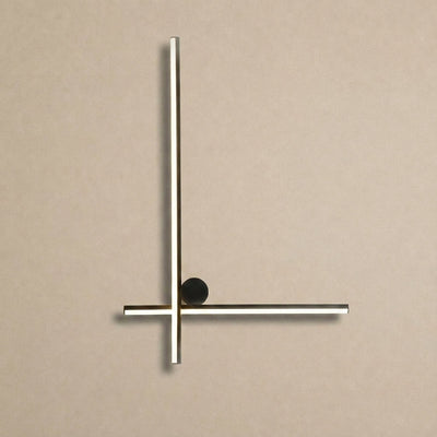 Coordinates Wall Lamp, L 31.5-Inch x H 3.5-Inch, Black, Warm Light for Living Room
