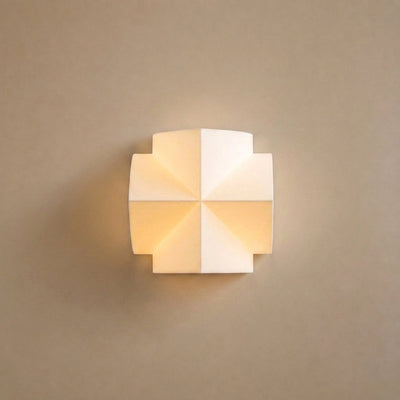 Naala Wall Lamp, 3.7~5.5-Inch x H 7.5~10.6-Inch, Gold & White for Living Room