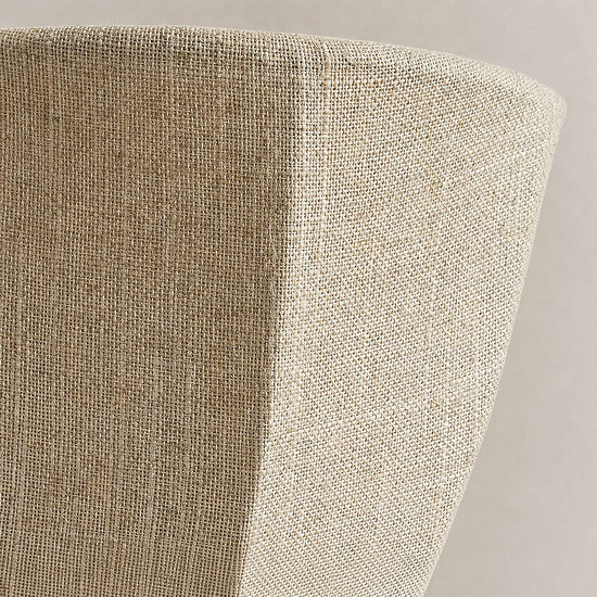 Sienna Linen Wall Lamp, 7.1-Inch x H 6.3-Inch, Beige for Living Room