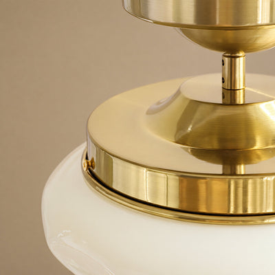 Tricolordeer Art Deco Glass Ceiling Lamp