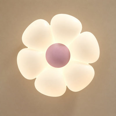 Tricolordeer Blooming Six-Petal LED Ceiling Lamp